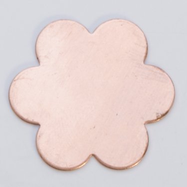 Copper 6-petal Flower, 24 Gauge, 7/8 Inch, Pack Of 144 | MET-540.15G