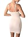 Curvi Shapewear Women's Compression Full Slip Control Slip White