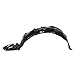 CarPartsDepot Front Left Driver Side Fender Liner Splash Shield Guard Compatible for 2003-2008 Toyota Corolla Fits TO1248119 5387602090