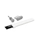 PortPlugs – USB C Aluminium Dust Plugs –Premium USB Type C and Headphone Plug w/SIM Card Remover and Cleaning Brush- Secure Fit for Samsung Galaxy s9 and More (Silver)