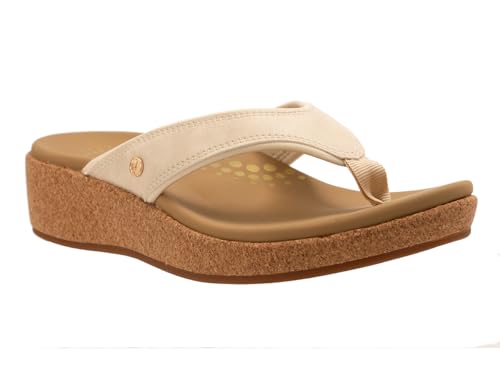 REVITALIGN Women's Winnie Shimmer, Cream, 7.5