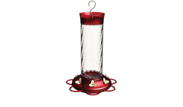 Amazon Com More Birds Glass Bottle Diamond Hummingbird Feeder