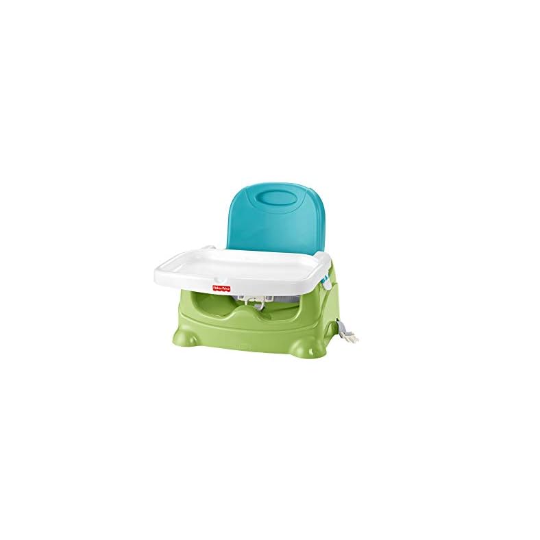 Fisher-Price Portable Toddler Booster Seat for Dining Table with Dishwasher Safe Tray, Travel Dining Chair, Healthy Care…