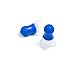 Flents Ear Plugs, Flite Mate Pressure-Reducing Earplugs for Flying, Snoring, Traveling and Noise Canceling, Silicone Earplugs, Blue, NRR 22, 1 Pair with Case