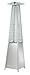 Hiland HLDS01-GTSS Quartz Glass Tube Patio Heater, 40,000 BTU, Stainless Steel, Pyramid, Silver primary