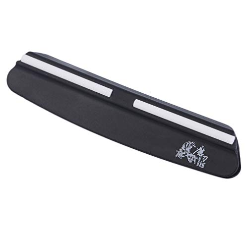 Knife Sharpener,Knife Sharpener Best Angle Guide Sharpening Stone Grinder Tool Durable Kitchen Tools Ceramic Protective Strip Easy Operation