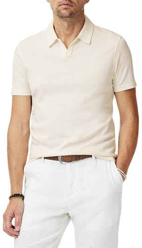 John Varvatos Hague Polo Natural M at Amazon