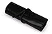 ECOSUSI Pencil Case Pencil Pouch Pen Bag PU Leather Pouch Roll Up Purse for Work, Office, Black