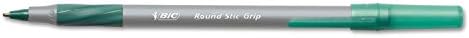 Bic GSMG11GN Xtra Comfort Ballpoint Pen, Green Ink, 1.2mm, Medium, Dozen