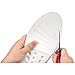 Height Increase Elevator Shoes Insole - Size L - 1.5 to 2 inches Taller (White)