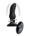 Rimmers Curved Rimming Plug with Remote, Model M, Black