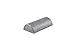 OPTP Silver AXIS Foam Roller - Standard Density 12 x 3 Inches WAXH123