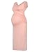 Women's Sleeveless Side Ruched Bodycon Knee Length Maternity Dress Casual Short Midi Pregnancy Tank Dress