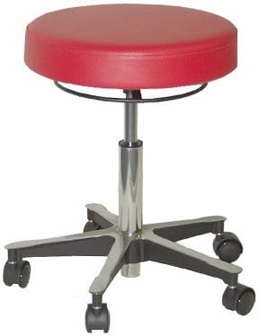Office Master CL12 Medical/Dental Backless Stool V20 Black Vinyl