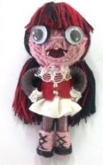 Monster High Draculaura Voodoo String Doll Keychain