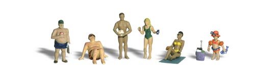 Sun Bathers HO Scale Woodland Scenics