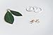Honeycat Tiny Triangle Stud Earrings in 18k Rose Gold Plate | Minimalist, Delicate Jewelry (RG)