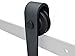 TMS Black Modern Steel Sliding Wooden Door Roller Hardware Replacement Part Bracket