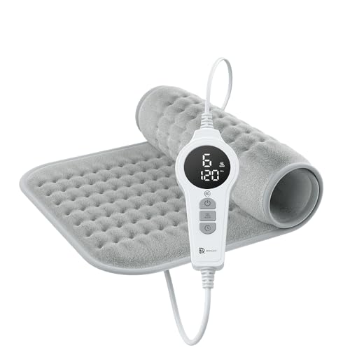 BR Bringer® Infrarot Heizkissen Wärmekissen 60 x 30 cm 6 Stufen Grau