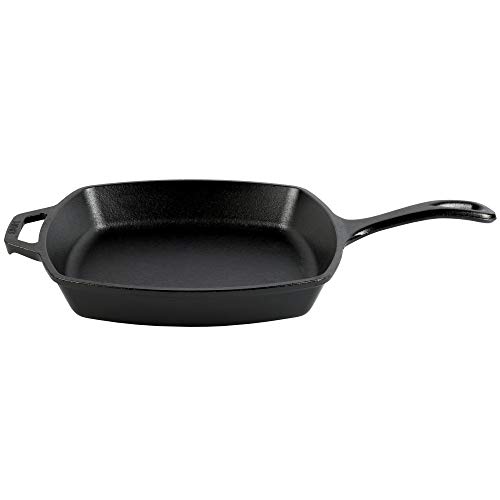 1 Lodge+Square+Pre+Seasoned+Skillet+Tempered