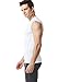 Tesla TM-MUA05-WHT_Small Men's R Neck Sleeveless Muscle Tank Dry Compression Baselayer MUA05