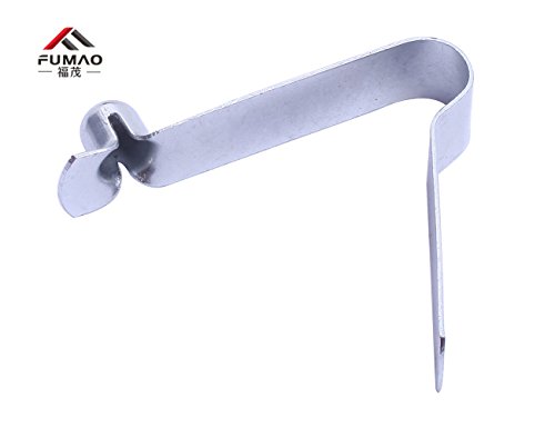 image for FUMAO Manufacture Supply 10Pcs T Metal Push Button Clips Used for 1.10