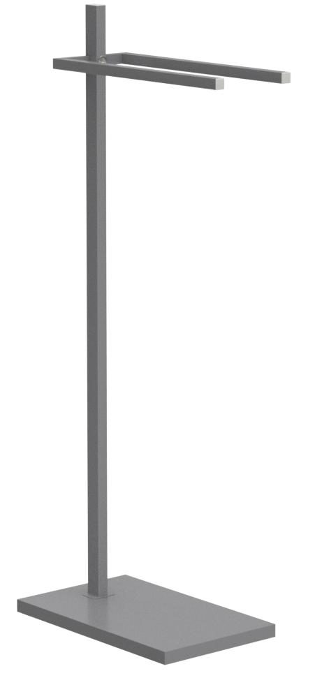 Feridras 154036 Toallero de pie, gris, 20 x 85 x 32 cm