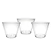 Party Essentials Party Supplies Plastic Disposable Cups/Tumblers For Drinks, Snacks, Fruits, 5-Ounce, Clear, 40-Count