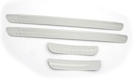 Amoutlet Chrome Door Sill Scuff Plates For Nissan March K13 2010-2012