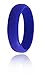 Women's Ladies Silicone Wedding Band Ring | Hypoallergenic | Waterproof | Medical Grade Silicone | Athletes, Laborers, Crossfit, Firefighters, Etc. | Durable For Women