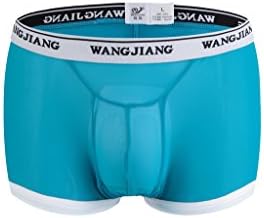 Fayesmiling Men's Breathable Mesh Transparent Underware Boxer Breif