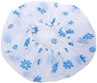 Nilkanth Trade Reusable Waterproof Elastic EVA Free Size Bathroom Shower Caps For Homes, Spas, Salons, Hair Treatment, Beauty Parlors (multicolor)(Set of 3)
