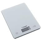 Cuisaid ProDigital AccuWeigh Digital Kitchen Scale With Cuisaid Calorie Guide 11 Lb. Capacity (Silver Tempered Glass)
