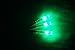 Jiexi Hwyp Automatically Lighted Led Nocks for Inner Diameter 6.3 mm Compound Bow Arrows GT Size Pack of 6 (green)