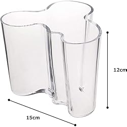 Iittala Alvar Aalto 120mm Clear Vase