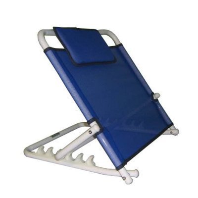 Motionperformance Essentials Heavy Duty Deluxe Disability Healthcare Adjustable Fabric Bed Back Rest Bed Support (Blue)