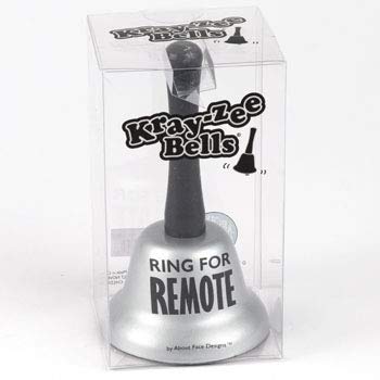 Ring for Remote Hand Bell (Size: 5" x 3") | Loud Call Bell Alarm Hand Bells, Ring for Service Call Bell, Handles for Ringing, Father Day, Family & Friends