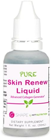HIT Shape Pure Skin Renew Liquid, Advanced Collagen Generator for Reducing Wrinkles, Strengthening Hair and Increasing Joint Health, 120 Servings (1 Fl. Oz)