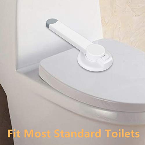 Safety Toliet Locks, Bathroom Child Proof Toilet Seat Lock, Swing Shut Toilet Lid Lock for Baby Proof, Quick Installation丨Easy to Use Child Safety Locks for Little Kids