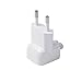 ElementDigital AC Wall Adapter Plug Duckhead EU Wall Charger AC Cord EU Standard Duck Head (White)