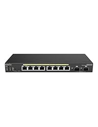 EnGenius Neutron ews2910p Interruptor administrado a 8 puertos PoE Gigabit, 61,6 W, Negro