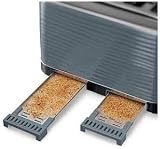 Russell Hobbs Inspire 4 Slice Toaster Grey 1800W Extra Wide Slots 6 Browning view 5