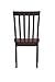 Boraam Bloomington Dining Chair, Black/Cherry, Set of 2