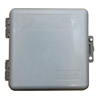 Heavy Duty Weather Proof Multi Purpose Enclosure Amphenol Broadband 9 x 9 x 4 (Interior approx. 8 x 8 x 3-1/2)