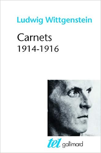 Carnets 1914 1916 Amazon Fr Wittgenstein Ludwig Granger Gilles Gaston Livres