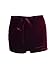 TOB Women's Casual Soft High Waist Drawstring Velvet Shorts Clubwear ,Red,Medium