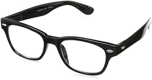 Peepers Men's Clark Retro Reading Glasses, Black, 4