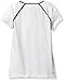 adidas Girls Tennis Club Tee, White/Black, Medium
