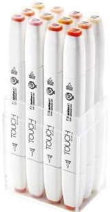 TOUCH TWIN 12 BRUSH MARKER SET [Skin Tones]
