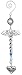 BANBERRY DESIGNS Special Nurse Ornament - Filigree and Jeweled Caduceus Hanging Ornament with Heart Charm - Nurses Day - Nursing School Graduation - Nurse Practitioner